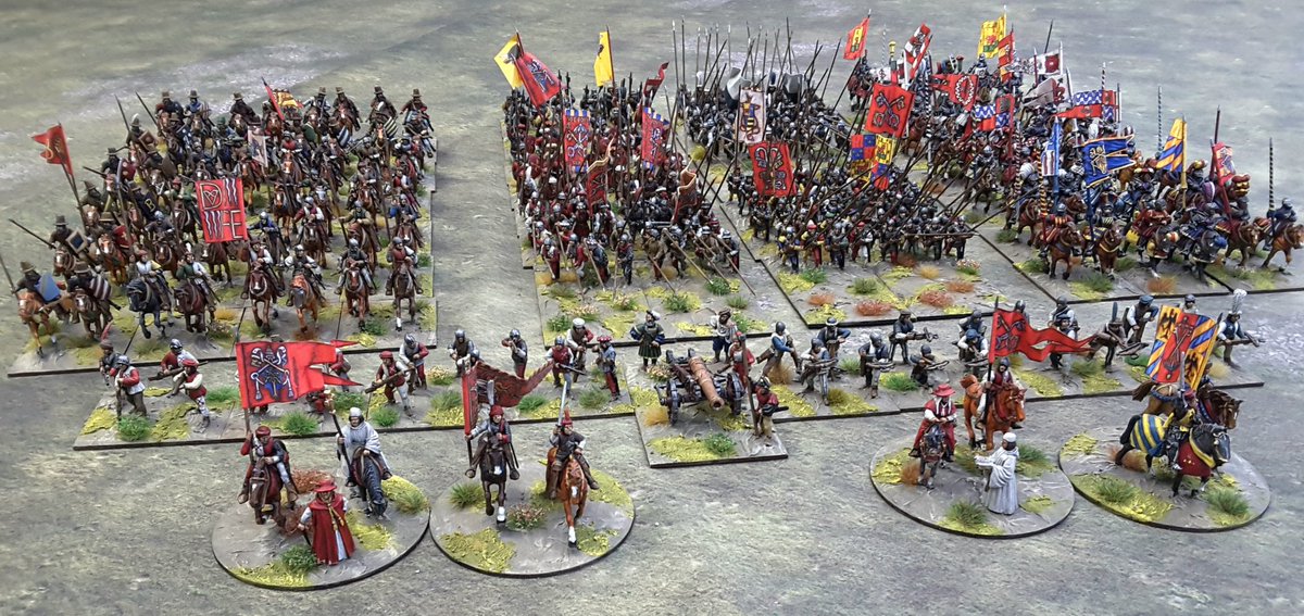 yarkshiregamer's tweet image. Some of the units that will be at #salute53, these were all done in one burst of productivity about 8-9 years ago, mostly 28mm Foundry &amp;amp; Perry, mostly #Papal or Italian Condottieri, veterans of many battles now.
#wargames #hobby #history #tabletopgaming