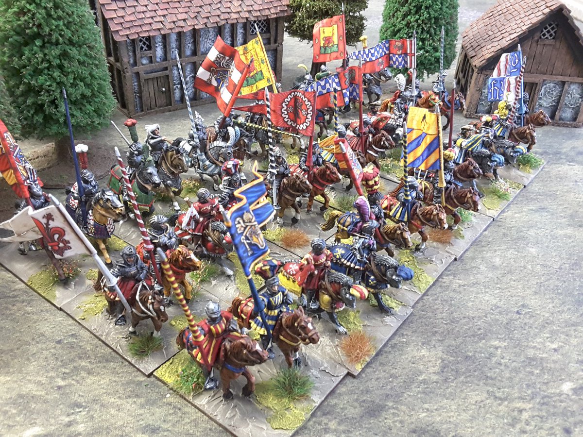yarkshiregamer's tweet image. Some of the units that will be at #salute53, these were all done in one burst of productivity about 8-9 years ago, mostly 28mm Foundry &amp;amp; Perry, mostly #Papal or Italian Condottieri, veterans of many battles now.
#wargames #hobby #history #tabletopgaming