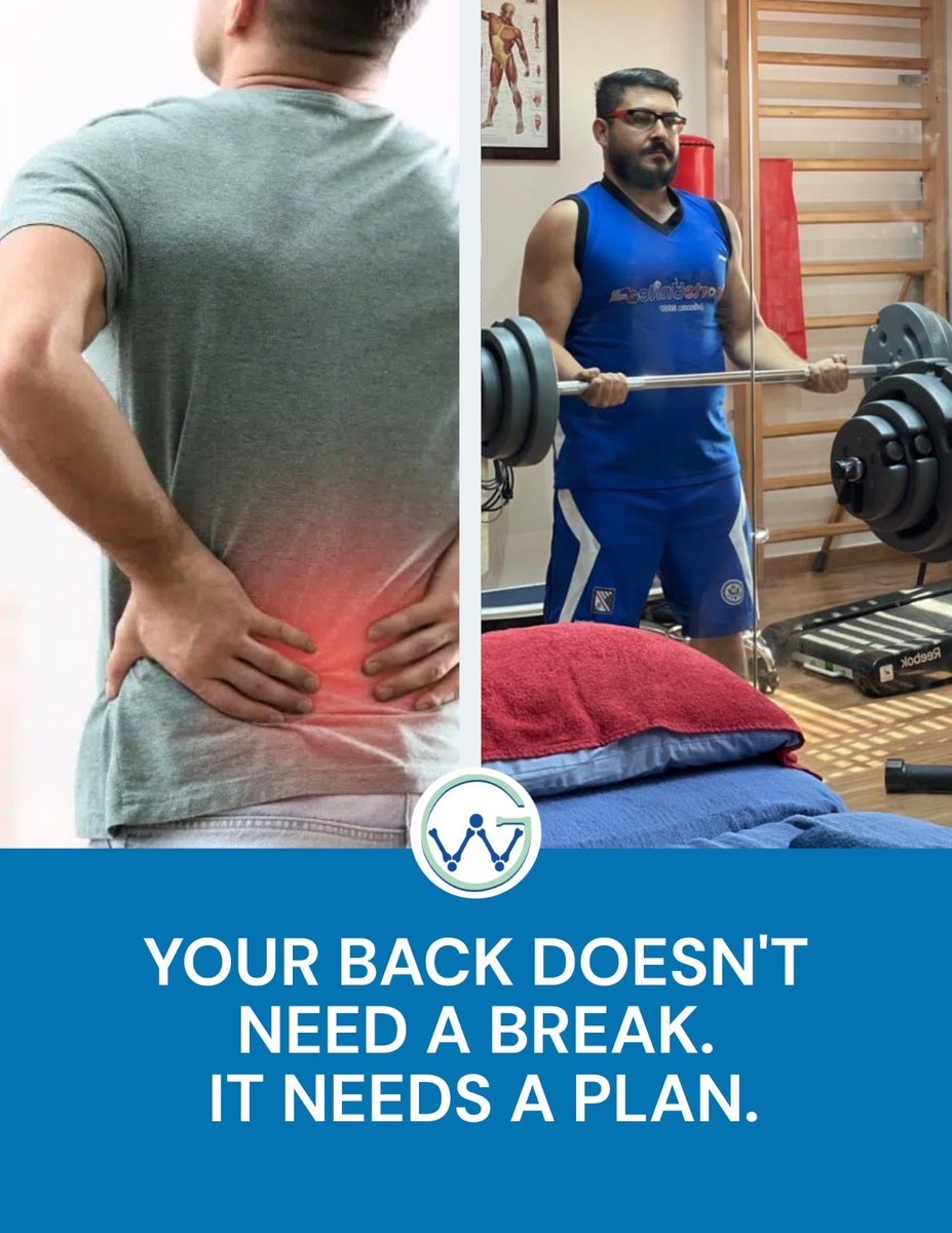 getwellphysio's tweet photo. Strength training breaks the cycle.
Our patients at GETWELL CENTRE aren't resting their way to recovery, they're training their way out.
We can can build one around you at GETWELL CENTRE
#LowerBackPain #PhysicalTherapyLebanon #ChronicPainRelief #BackToStrength #GetWellCentre https://t.co/bgV0ZIfGnv