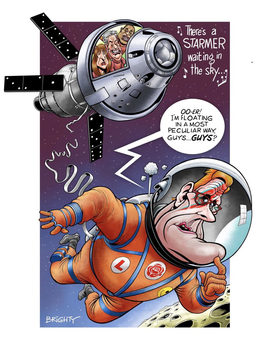 Cartoon4sale's tweet image. Brighty @Brighti on #Artemis #KeirStarmer #Labour @TheSun – political cartoon gallery in London original-political-cartoon.com