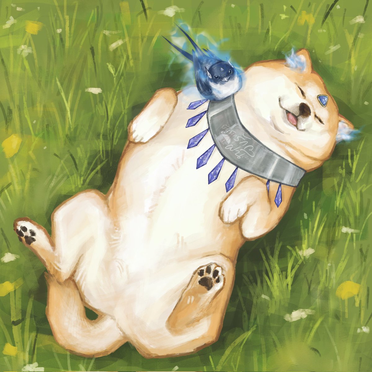 ⭐️ #KHRยูเมะ ⭐️
🌟⚾️ #8015story 🏹🌟

🪽 Relaxing Time for Ziro and Koziro 🪽

🏹 แหม นอนสบายเชียวจิโร่ ส่วนโคจิโร่เองก็พักผ่อนอยู่เหมือนกันสินะจ๊ะ

🪽  ~♪

⚾ ฮะๆ งั้นเราเองก็อยู่แถวนี้กันสักพักแล้วค่อยกลับก็แล้วกันนะ

🎨 P.Pig Min

— ทั้งสองตัวไม่ได้อ้วนนะ แค่ขนฟูจริงๆ 🤣🤣