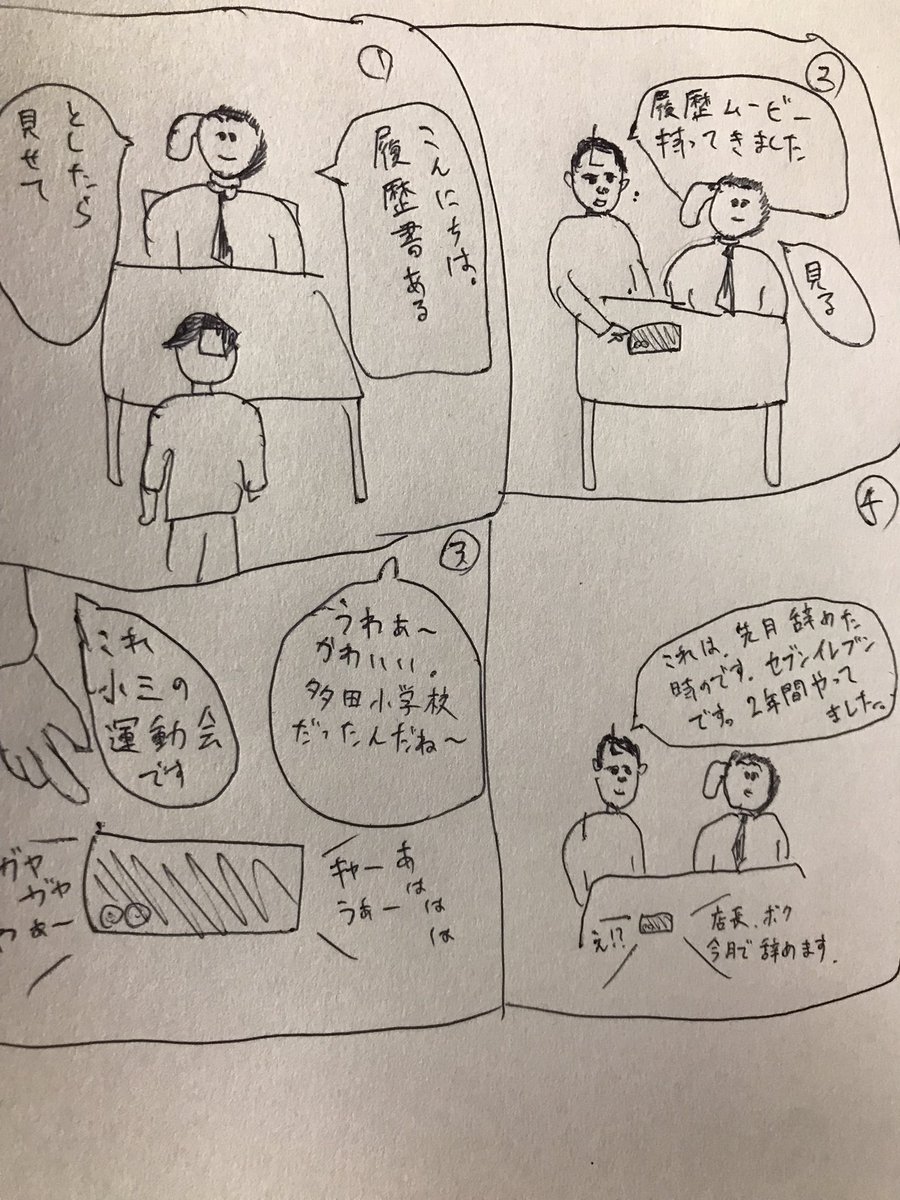 履歴ムービー見せる人