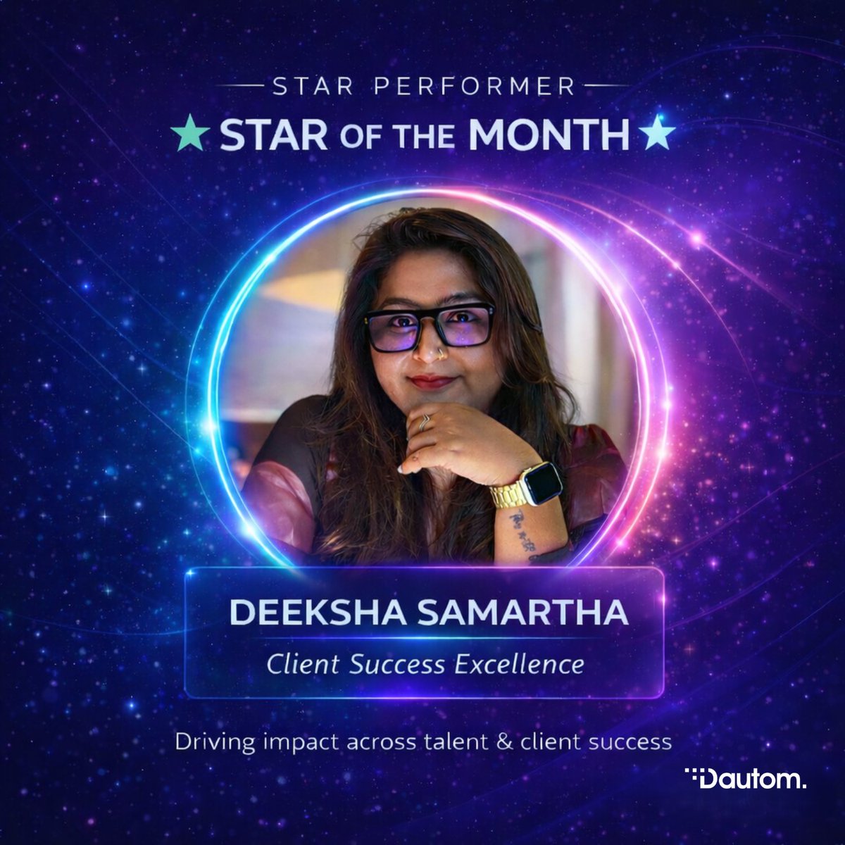 DautomTech's tweet photo. 🌟Stars of the Month – March🌟
Celebrating excellence, ownership &amp; real impact.
 
👏Kudos to Shivani Khandare, Deeksha Samartha &amp; Kajal S for consistently raising the bar and delivering beyond expectations!

#StarsOfTheMonth #EmployeeRecognition #PeopleAtWork #WorkplaceCulture https://t.co/iDbIzBXotx