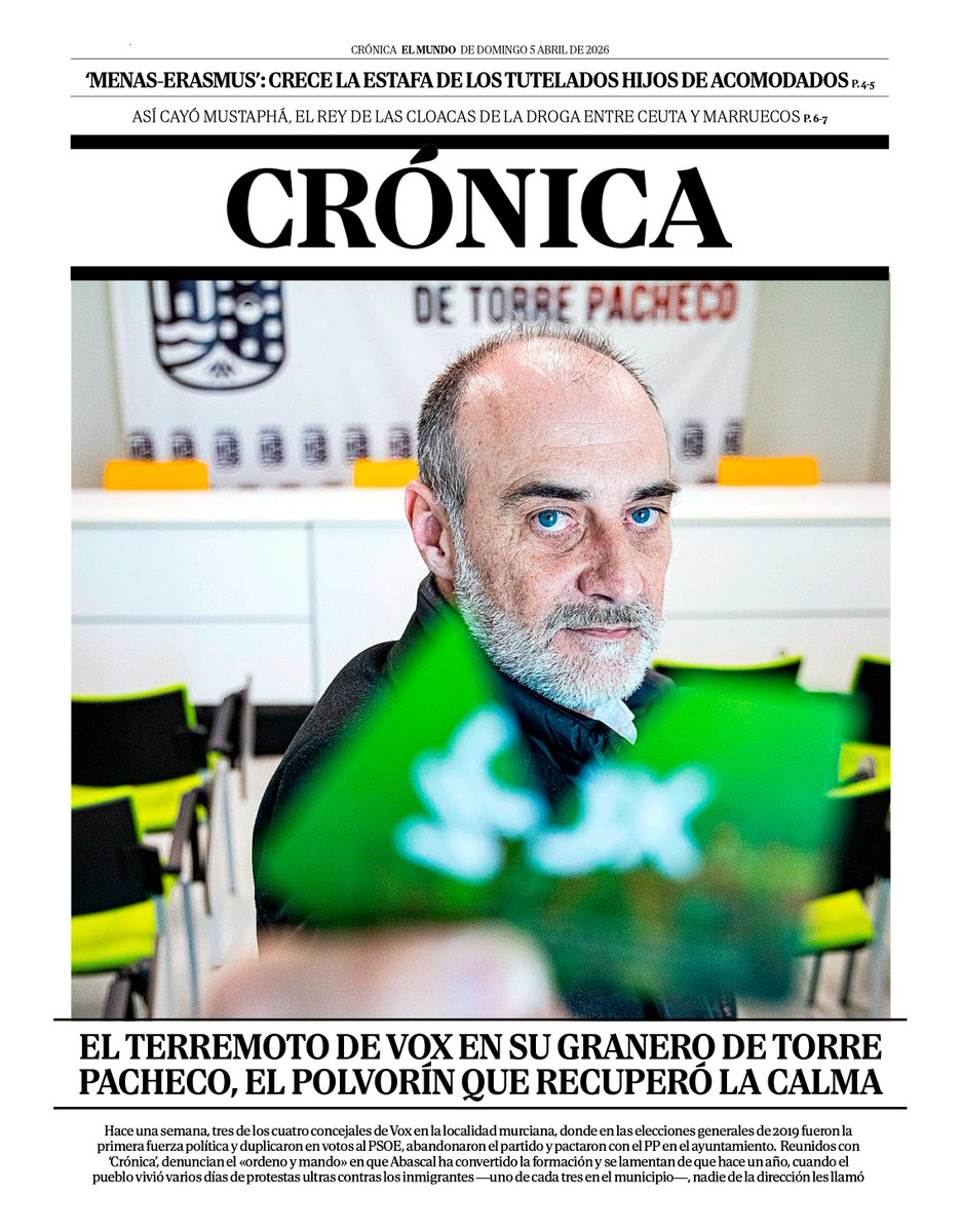 abelfros's tweet photo. 🗞️ Publicación en el suplemento #Cronica del diario #ElMundo; reportaje sobre las deserciones que se están produciendo en #Vox con  foco en su mayor caledero de votos, Torre Pacheco. 

 ✅ https://t.co/cxWYak7Tpl

#fotoperiodismo #fotografiaactualidad #fotografiadocumental https://t.co/nRHIAROHxq