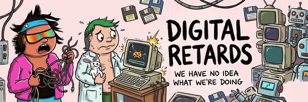 <a href="/Digital_Retards/">Digital Retards</a>

Inspired by <a href="/henlo_eth/">henlo</a> - because we all love a little slop

4,444 Hand-Drawn NFTs
Coming soon on Ethereum
Giveaway: 8 Guaranteed WL Spots

How to enter:
• Follow <a href="/Digital_Retards/">Digital Retards</a> &amp; <a href="/0xvaidhik/">0xVaidhik</a>
• Like + RT
• Tag 2 retards 
• Comment your EVM address

Winners