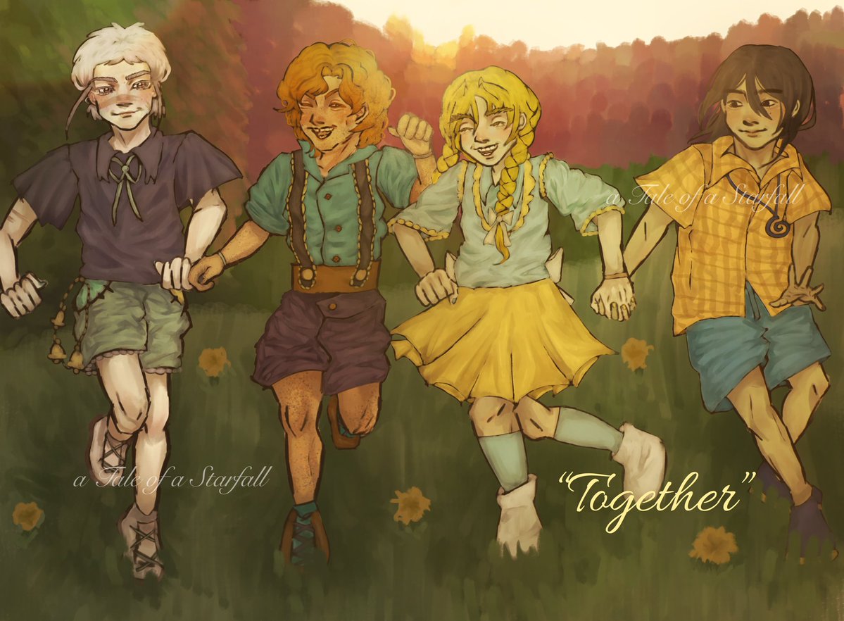 Together forever! 💜💚🩵💛