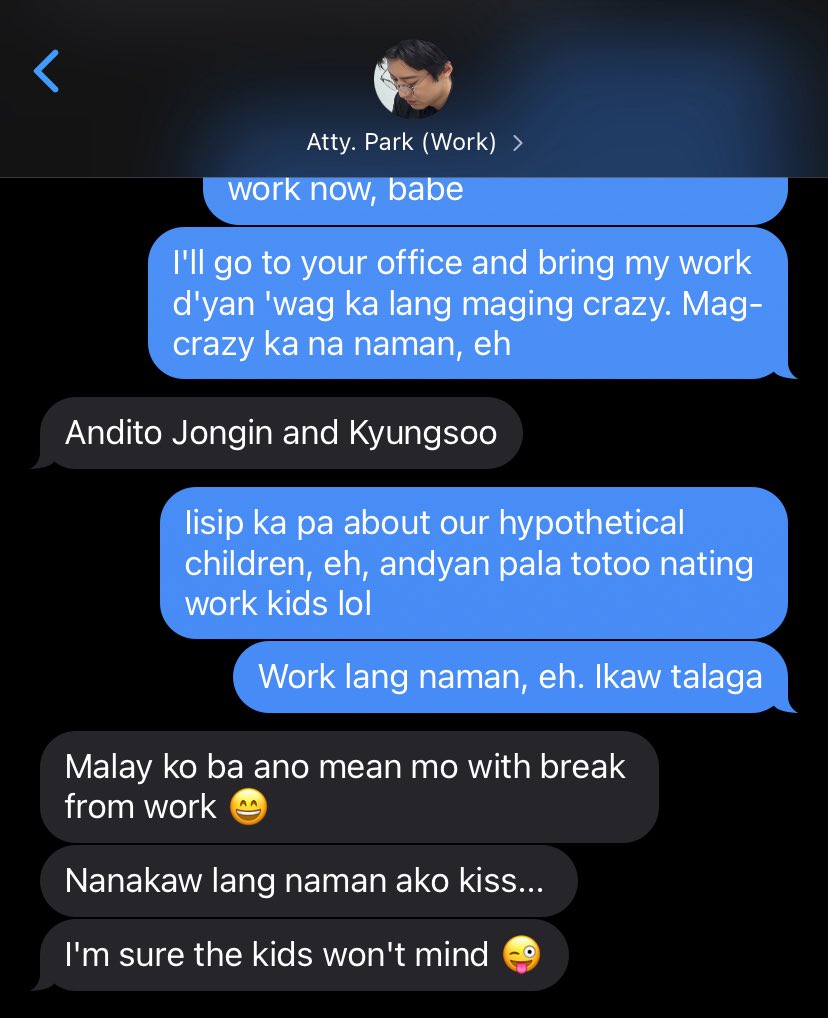 dokgyunsoo's tweet photo. 2oa quickie bilang bahay talaga nila ay ang bk legal 💼  mind you lunes pa lang at kababalik pa lang nilang lahat after holy week break 😮‍💨

(kiss lang, they say. they will, however, find themselves sa copy room ulit later today! 🤭) https://t.co/FyEfzbAr6F