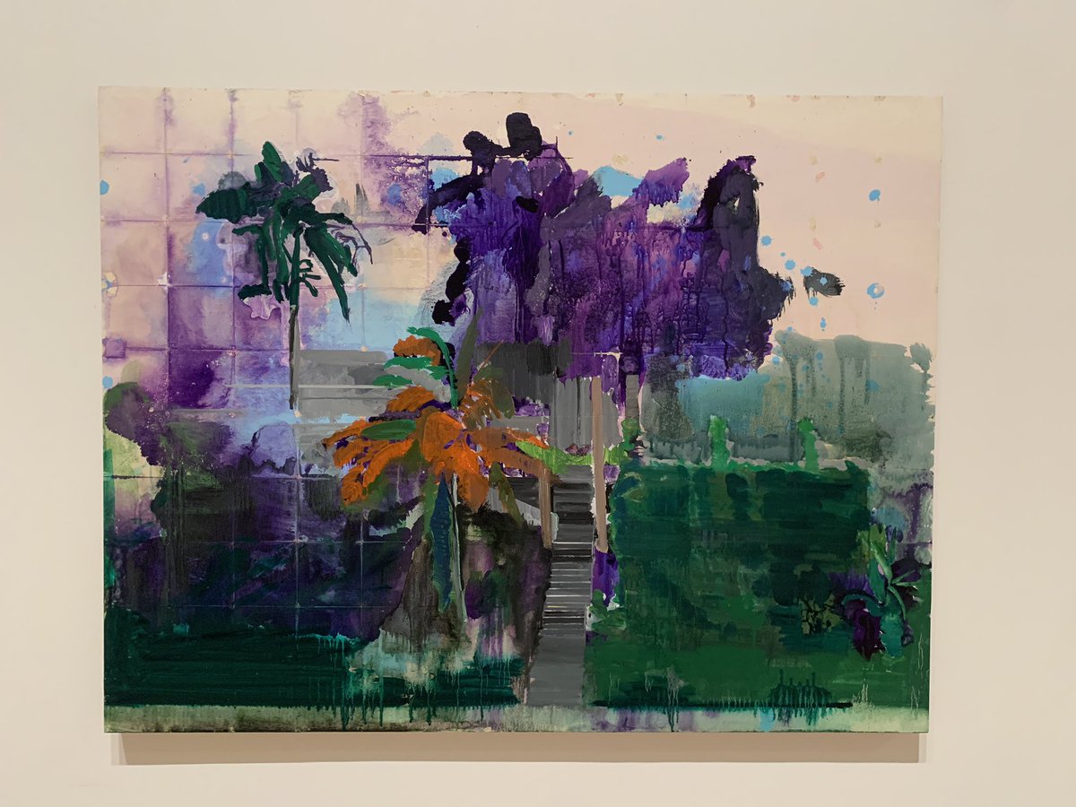 judith_walker1's tweet photo. Impressive paintings by Hurvin Anderson Tate Britain @tate #paintings #contemporyart #hurvinanderson https://t.co/5h3HhC9eMJ