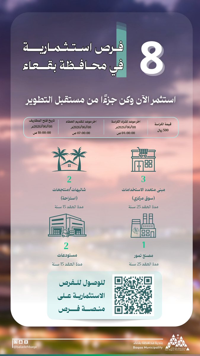 بلدية محافظة بقعاء tweet media