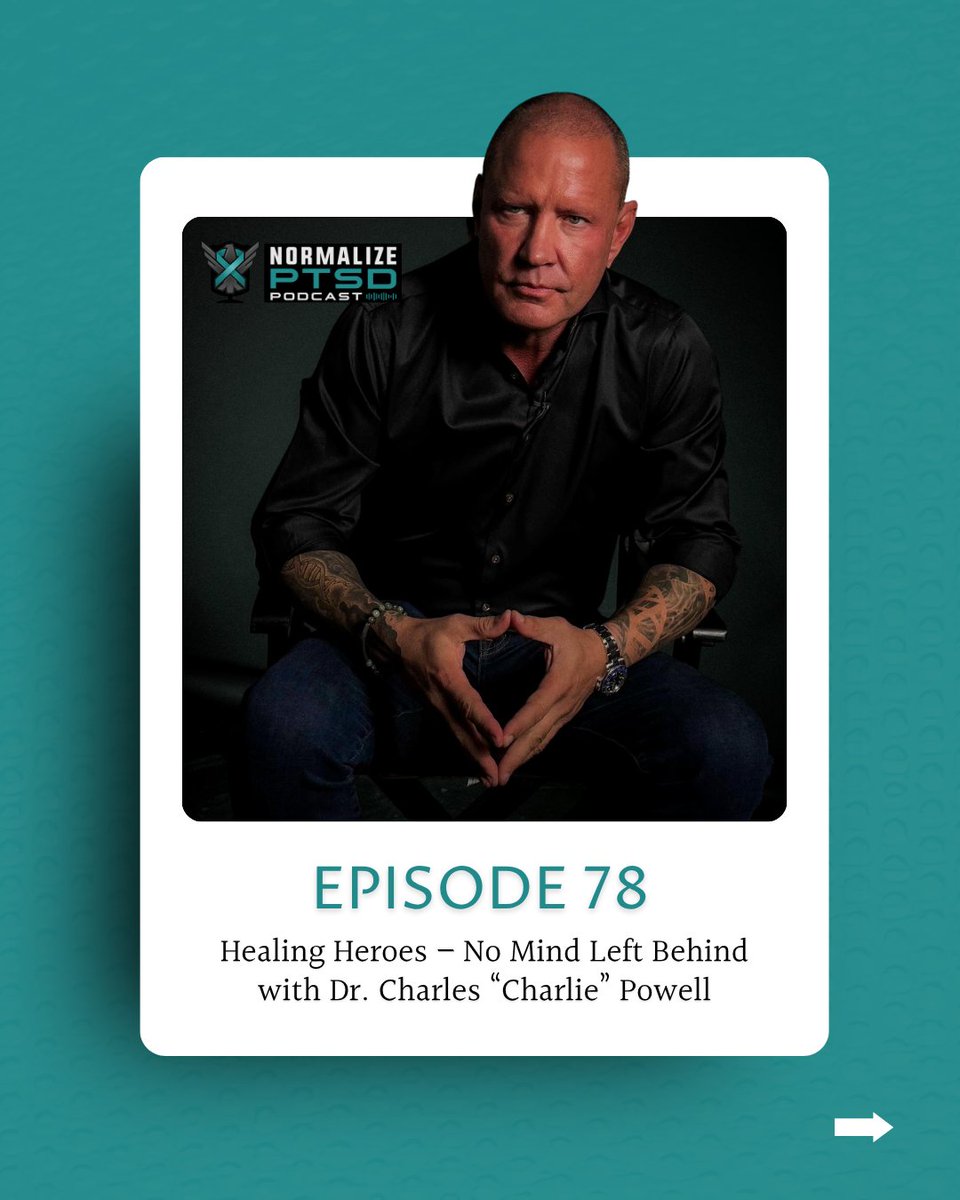 NormalizePtsd's tweet photo. ▫️ Episode 78 with Dr. Charlie Powell is available now on
https://t.co/ZKlPjagZH0

📣 Please share and like on IG, FB, LinkedIn, Youtube and X to further support our PTSD community.

#NormalizePSTD #PTSD #NewEpisode https://t.co/2v8O4z1WAG