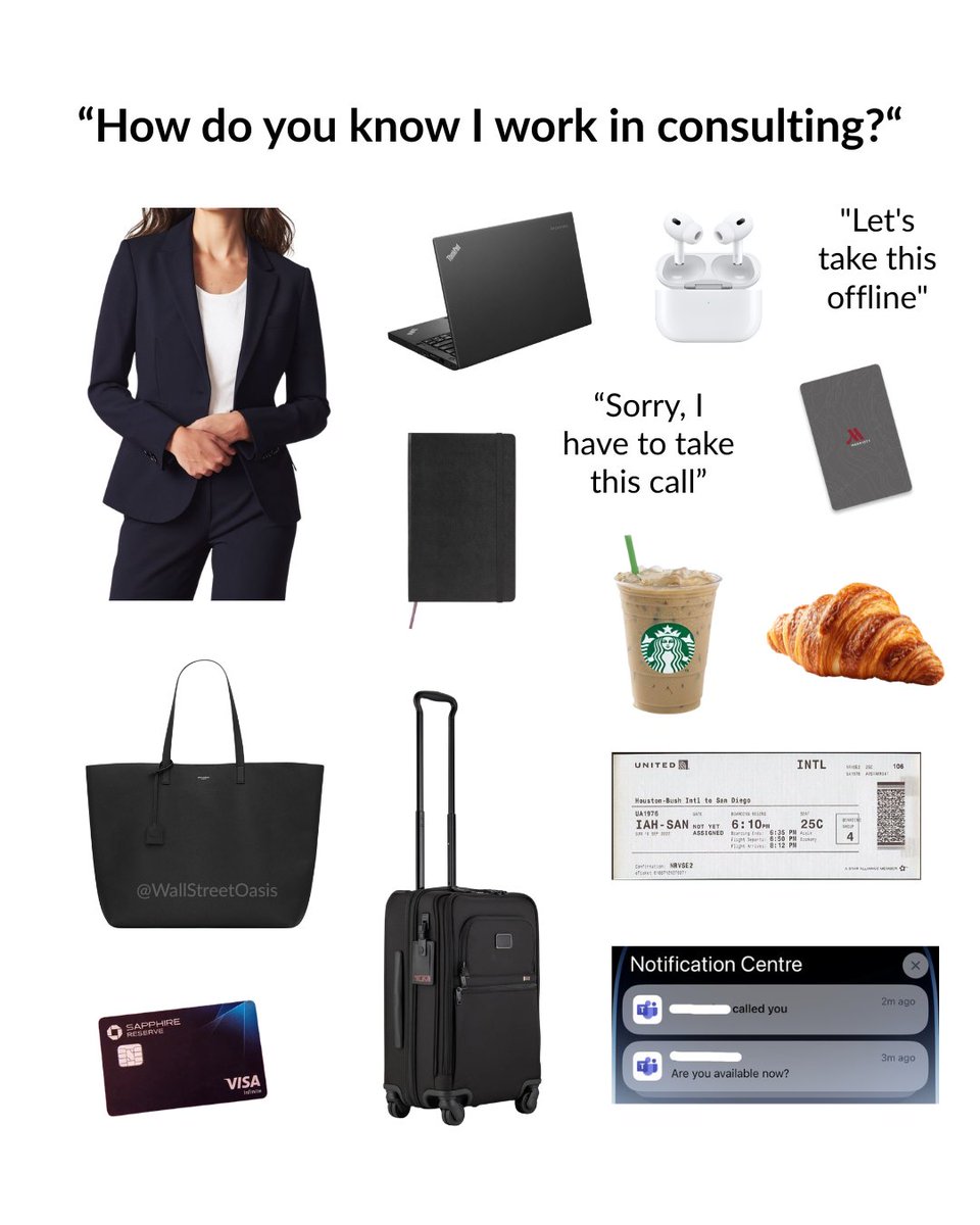 WallStreetOasis's tweet image. 🤔 Hmm. Not sure what screams consulting here...
-----
🤷‍♀️ Thousands want consulting. Few break in. 🤩 WSO Academy shows you how to actually stand out and land the offer. 🎯 Apply to WSO Academy now 👉 wallstreetoasis.com/academy/applic… 🔗

#managementconsulting #consulting #consultant