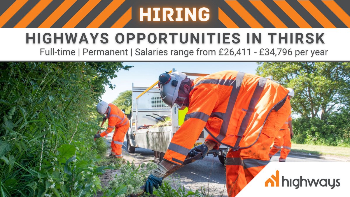 NycjobsUk's tweet photo. Looking to start or take the next step in your highways career? 🚧

NY Highways have a great mix of opportunities for individuals at different stages of their careers!

Apply here! https://t.co/lrMbJrLR9x

#HighwaysOpportunities #NYHighways #ThirskJobs #Thirsk #Operatives https://t.co/cqKSLH5ka8