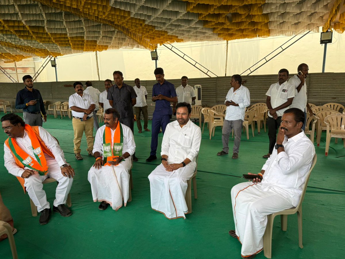 G Kishan Reddy tweet media