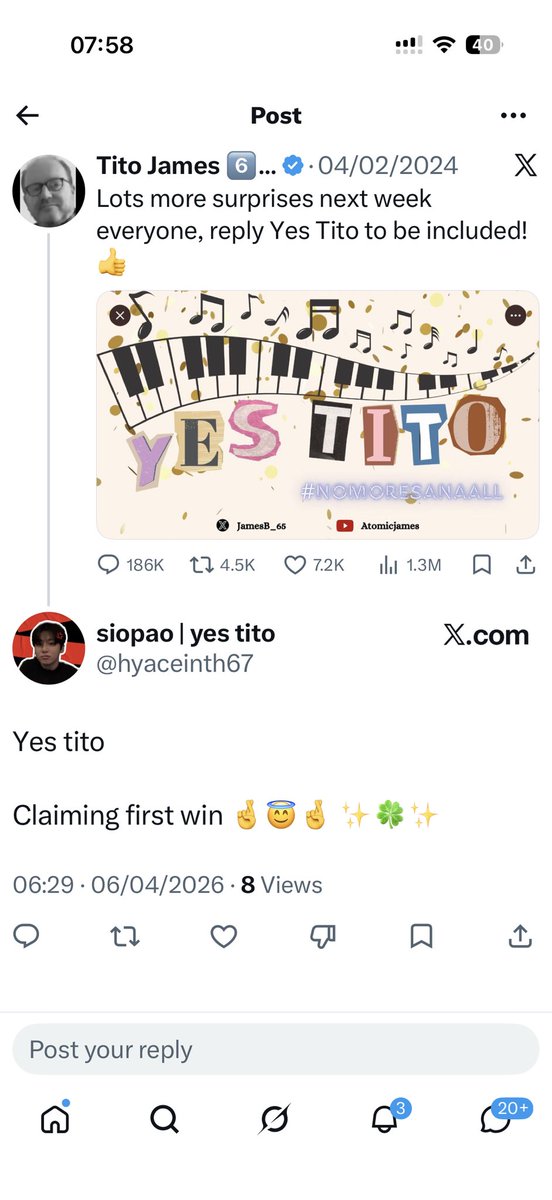 Tito James 6️⃣5️⃣🎹 tweet media