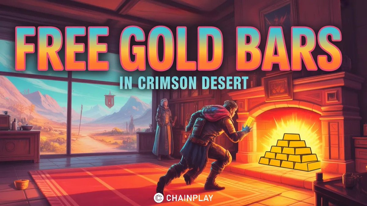 Chainplaygg's tweet image. 🗡️ Crimson Desert players, you're leaving FREE Gold Bars on the table 😤💰

Don't grind harder than you have to, there's a legit way to stack Gold Bars fast and most players don't even know about it 

full guide link in the comment 👇
#CrimsonDesert #GoldBars #GamingTips #MMORPG
