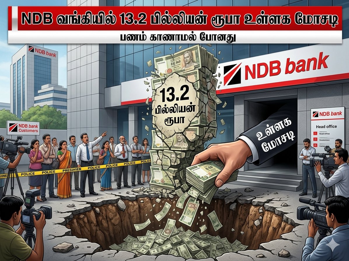 shabezs's tweet photo. The Central Bank of Sri Lanka says it has been informed by the National Development Bank PLC (NDB) of an internal fraud that could result in a significant financial loss, while noting that no customer accounts or deposits have been affected. https://t.co/7hXZHr91dj