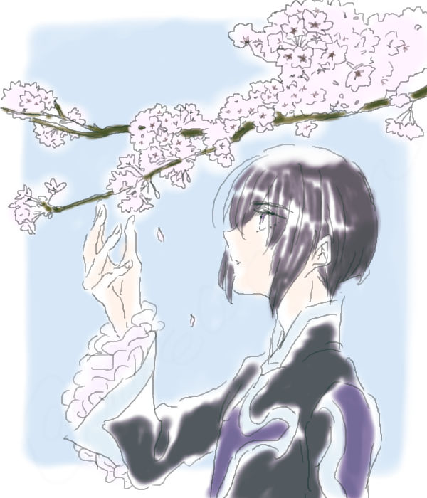 【一日一枚何か描く】
昔から桜はジューダスのイメージ