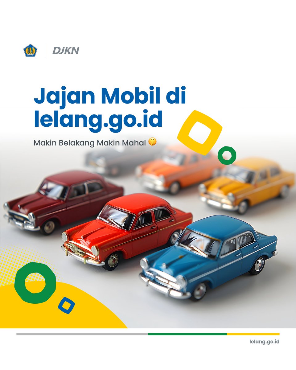 DitjenKN's tweet photo. Uang THR bingung mau jajan apa?
Cus kepin #InfoLelang hari ini πππ https://t.co/t174yyhlyh