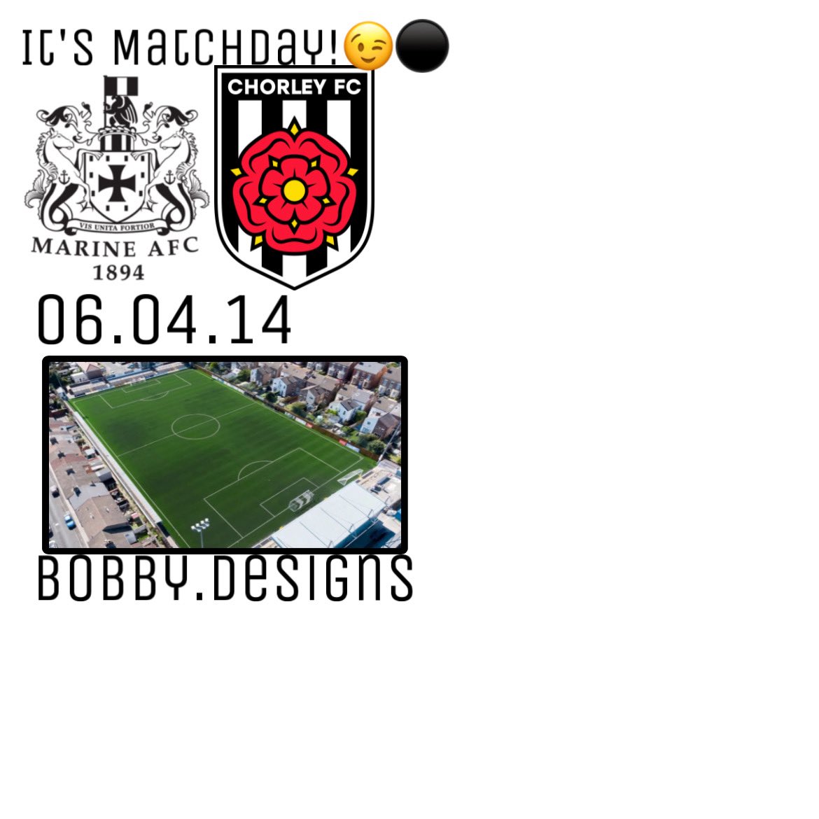 BobbyTalksCfc's tweet photo. It’s Match Day!😉⚫️
🆚@MarineAFC.
🏟️Rossett Park.
📆06.04.26.
⏰3:00 KO. https://t.co/Z6dTwkGJot