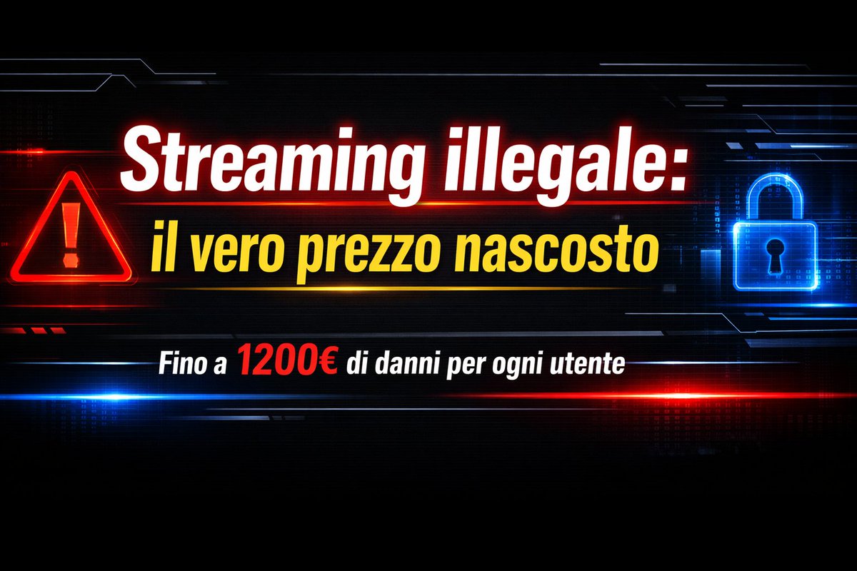 businessonlinei's tweet image. Lo streaming illegale può costarti molto più di quanto pensi: fino a 1.200€ a testa tra rischi digitali, malware e sanzioni. Conviene davvero? Proteggi i tuoi dati, scegli solo piattaforme ufficiali! #pirateria #streaming #sicurezzadigitale
2lnk.io/NlY0L