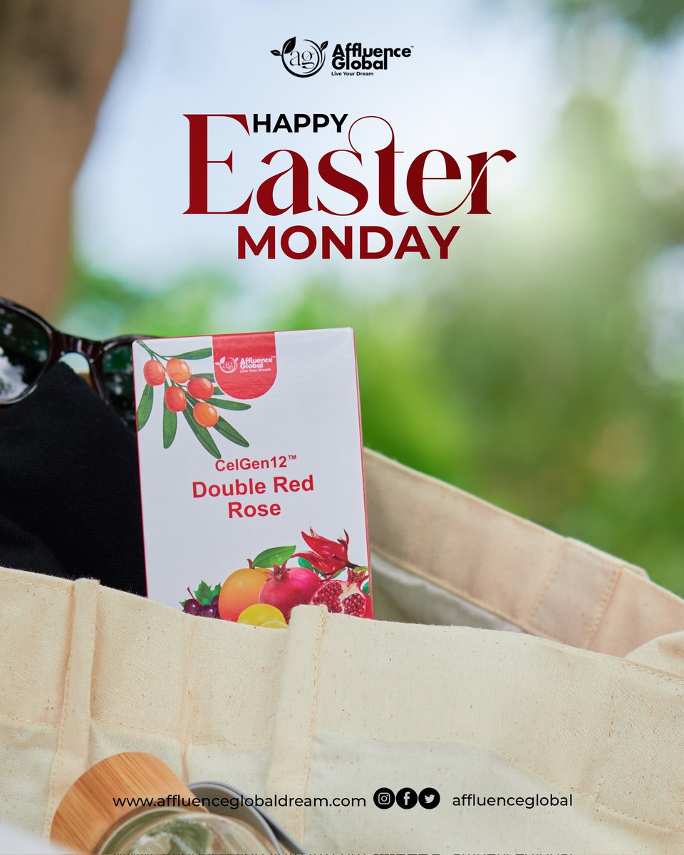 AffluenceGloba's tweet image. Happy Easter Monday! 🌸
Celebrate new beginnings, renewed strength, and a healthier you with every step.

#AffluenceGlobal 
#HealthyLiving 
#StayHealthy 
#WellnessJourney