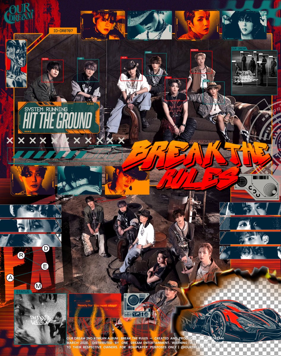 ⠀

⠀⠀⎠꧂ 𒉭⠀⋆⠀𝕭ound by the codes,
⠀⠀men of chrome 𝐇𝐢𝐭 𝐓𝐡𝐞 𝐆𝐫𝐨𝐮𝐧𝐝.
⠀⠀Shedding the false grace of the
⠀⠀haze to proclaim the voltage. ཀ

⠀𝐎𝐔𝐑 𝐃𝐑𝐄𝐀𝐌 2nd Korean Album:
⠀⠀⠀⠀༒︎⠀𝐁𝐫𝐞𝐚𝐤 𝐓𝐡𝐞 𝐑𝐮𝐥𝐞𝐬⠀༒︎

⠀