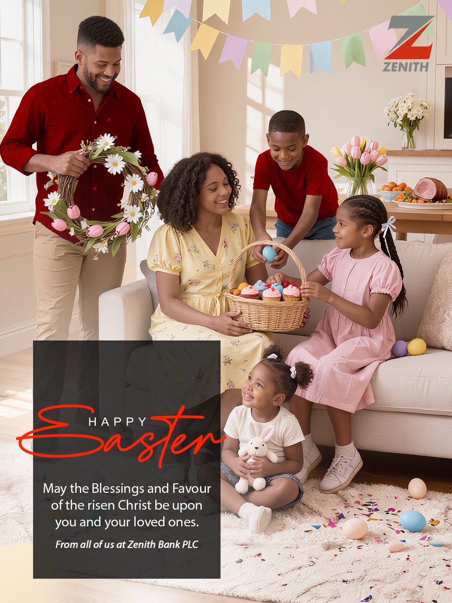 ZenithBank's tweet image. Happy Easter from all of us at Zenith Bank. 

#ZenithBank 
#April 
#Easter