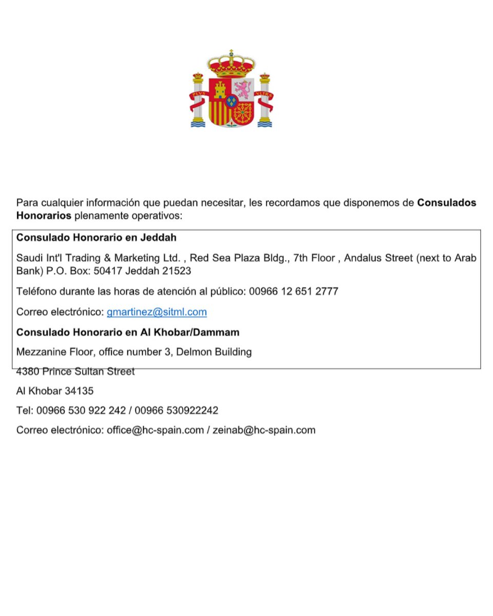 EmbEspaña en A.Saudí tweet media