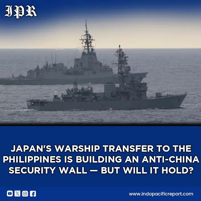 pacific_reports's tweet image. Japan’s Asagiri-class destroyers to the Philippines extend credible maritime power into the first island chain, anchoring Manila in a multilateral security web with the U.S. 
#IndoPacificreport #JapanPhilippines #PhilippinesDefense #SouthChinaSea #MaritimeSecurity