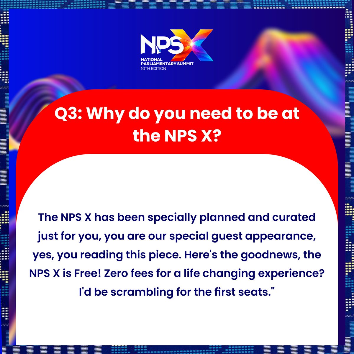 LASUites, we’ve heard your voices and we listened! 🫡

While the Tenth Edition of the National Parliamentary Summit draws close, here are some questions you’ve asked a million times🤔💭