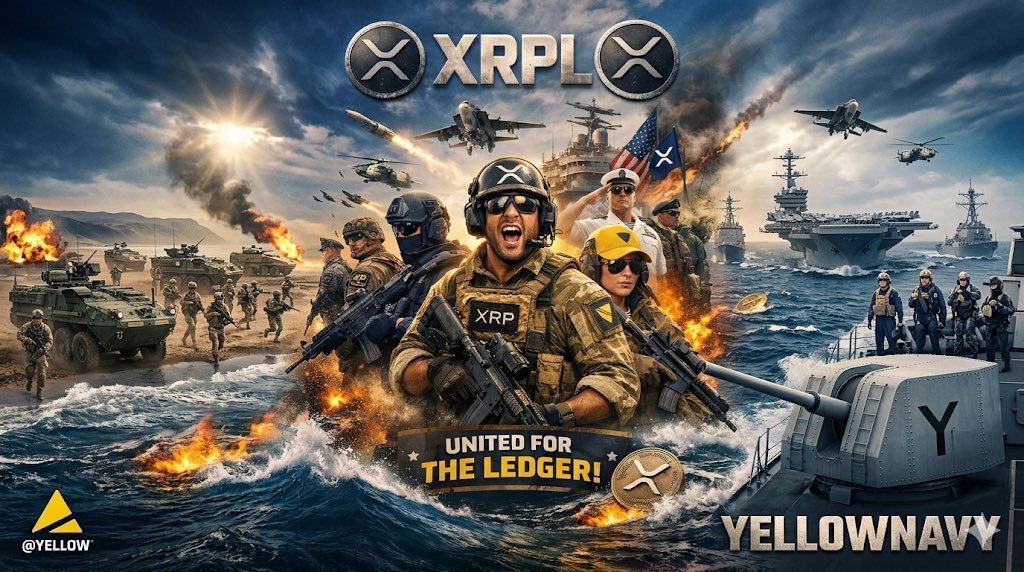 uni_cryptog's tweet image. 🚨XRP Army, Yellow Navy just joined!⚓

@Yellow brings Layer 3 clearing to XRPL EVM Side-chain; faster RWAs, real-time settlement.

Silver Sponsor for XRP Tokyo 2026
Army + Yellow Navy = XRPL domination.

Drop anchors!🟡

Don’t forget “yellow.pro” still on🔥

#Yellow