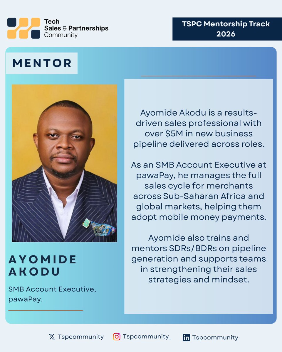 Tech Sales & Partnerships Community (TSPC) tweet media