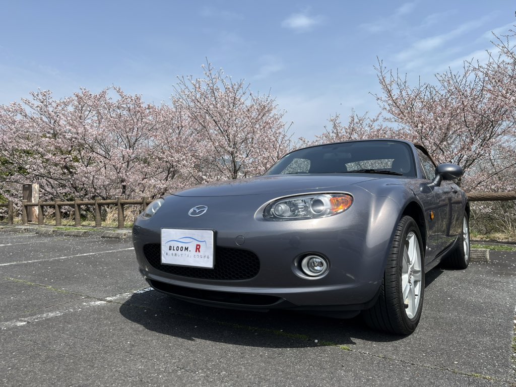 MDS120S's tweet photo. NC Roadster × 桜

桜が散ってしまう前に、いつもの撮影スポットで📷

これからの季節にはピッタリの１台！
相変わらず調子も良く、元気に走ってくれます！

#roadster #nc https://t.co/MK9D2jSA3N