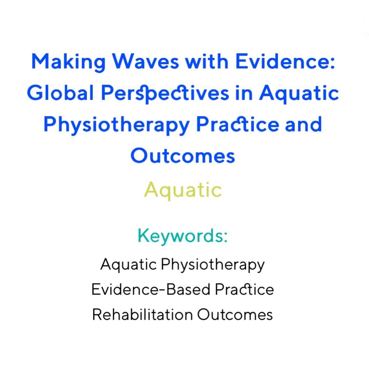 IOAPT - WP Aquatic PT Specialty Group tweet media