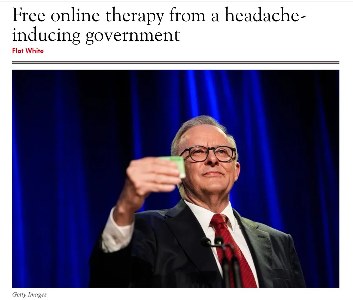 There is something uniquely insane about the Labor Party spending the best part of 2025 demonising social media, the internet, and mobile phones as a mental health catastrophe for young people – only to turn around in 2026 and launch their ‘free therapy’ on smart devices.