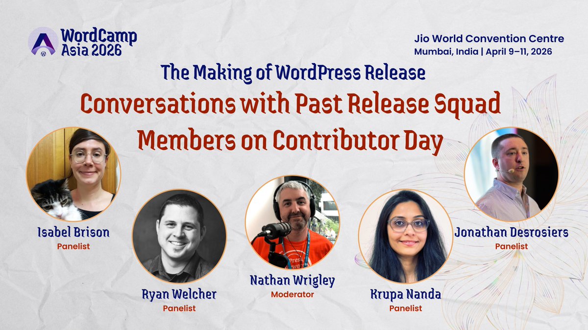 WordCamp Asia tweet media