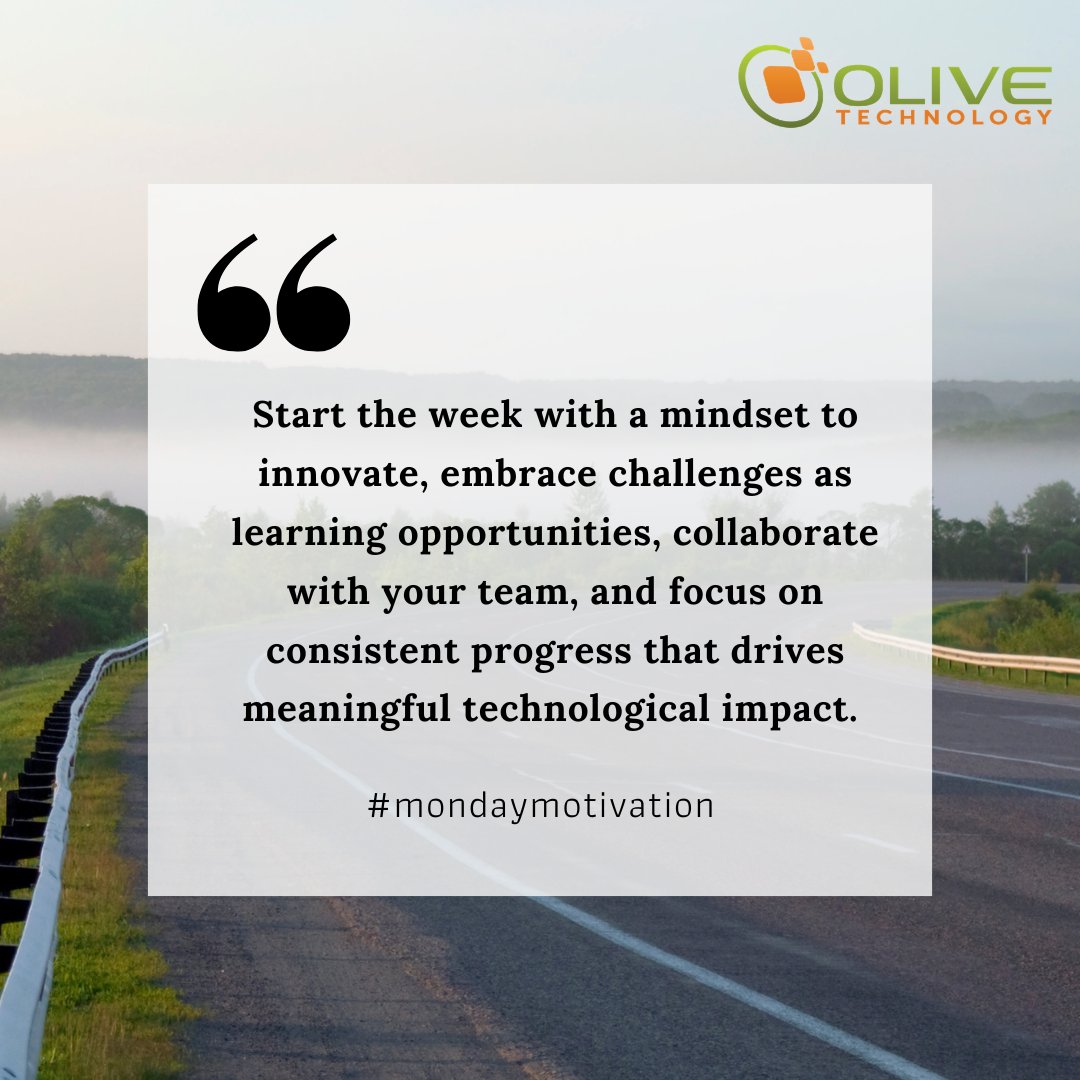 OliveTechnology's tweet photo. #Monday #Mondaymotivation #olive #olivetech #technology #hyderabad https://t.co/IRnCLE76zh