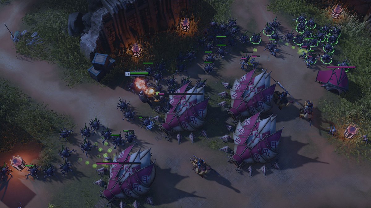 TinyhagGames's tweet image. New biome in the works! 

#RTS #indiegames #strategygame