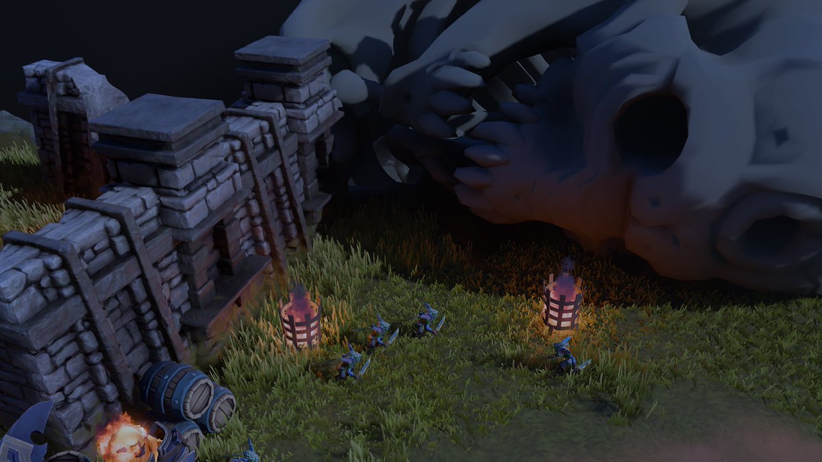 TinyhagGames's tweet image. New biome in the works! 

#RTS #indiegames #strategygame
