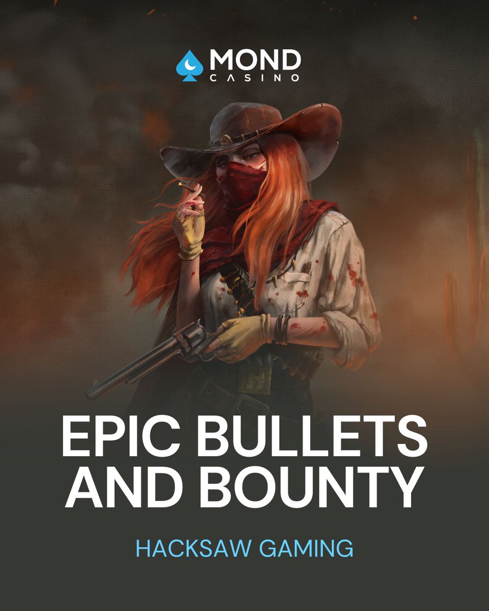 MondCasino's tweet image. 🤠🔫 NEW SLOT JUST DROPPED!
Epic Bullets &amp;amp; Bounty is HERE and the reels are BLAZING 🔥
💣 Exploding Wilds
🏆 $250K Bounty Jackpot
⚡ Up to ×10 Multipliers
🎯 25 Free Spins on trigger
96.4% RTP | 5,000× Max Win 💸

#EpicBulletsAndBounty #SlotGame #FreeSpins #WildWest #OnlineCasino