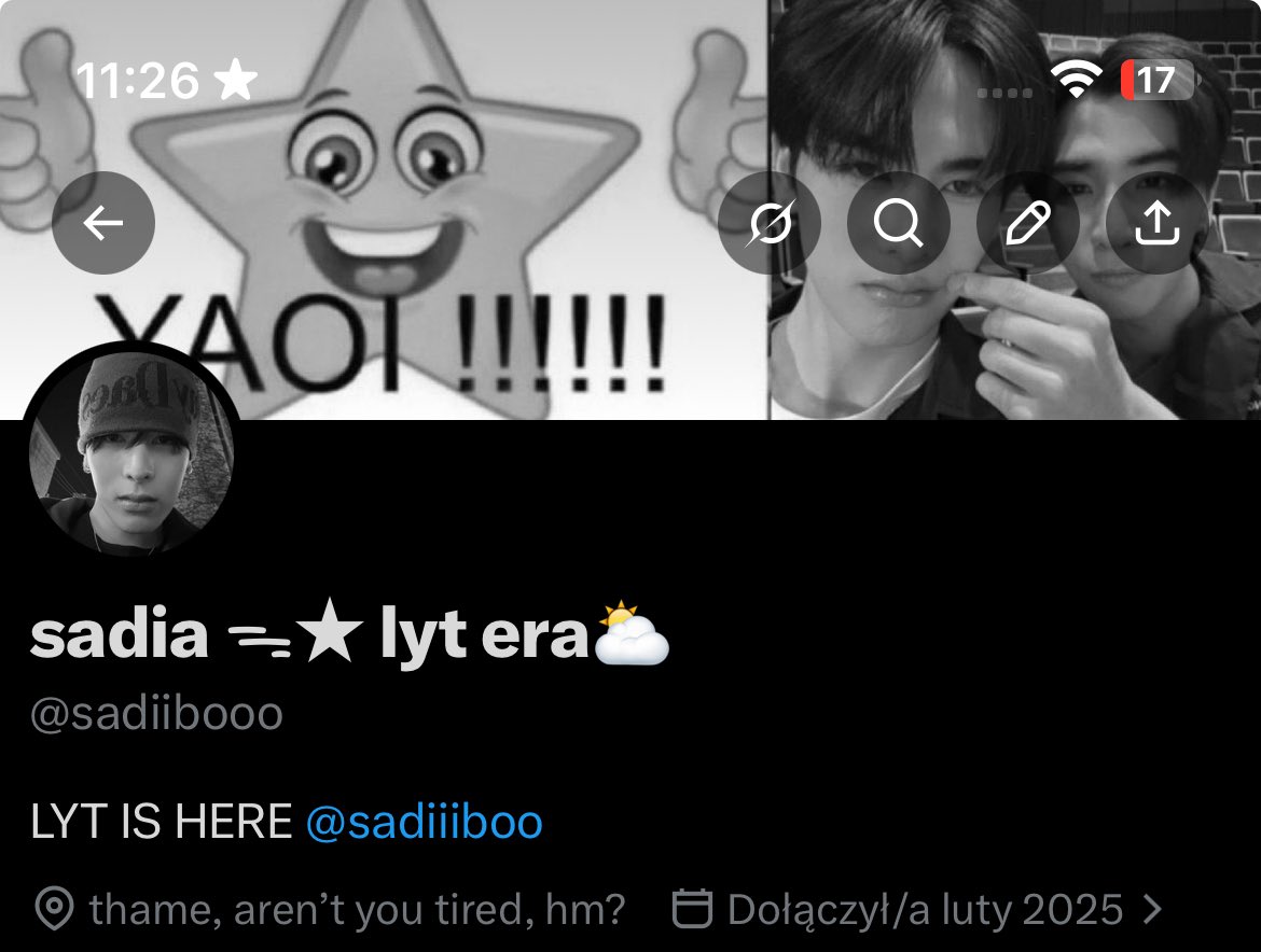 sadia ᯓ★ lyt era⛅️ tweet media