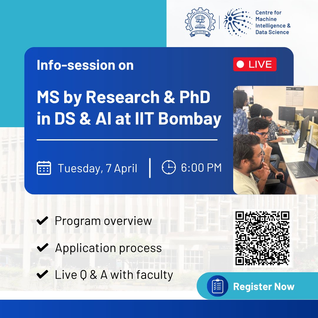 CMInDS IIT Bombay tweet media