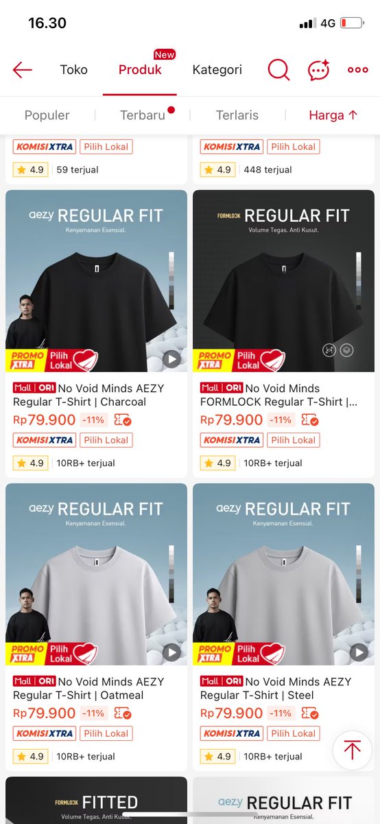 lappoitaa's tweet photo. pilihan warna &amp; ukurannya juga lengkap👍🏻 mereka juga jual hoodie dan polo. harganya masih affordable dan bisa nyaingin brand lain karena bahannya kerasa premium juga.
https://t.co/P8vOKQ1xOb https://t.co/eruu8I2Zz8