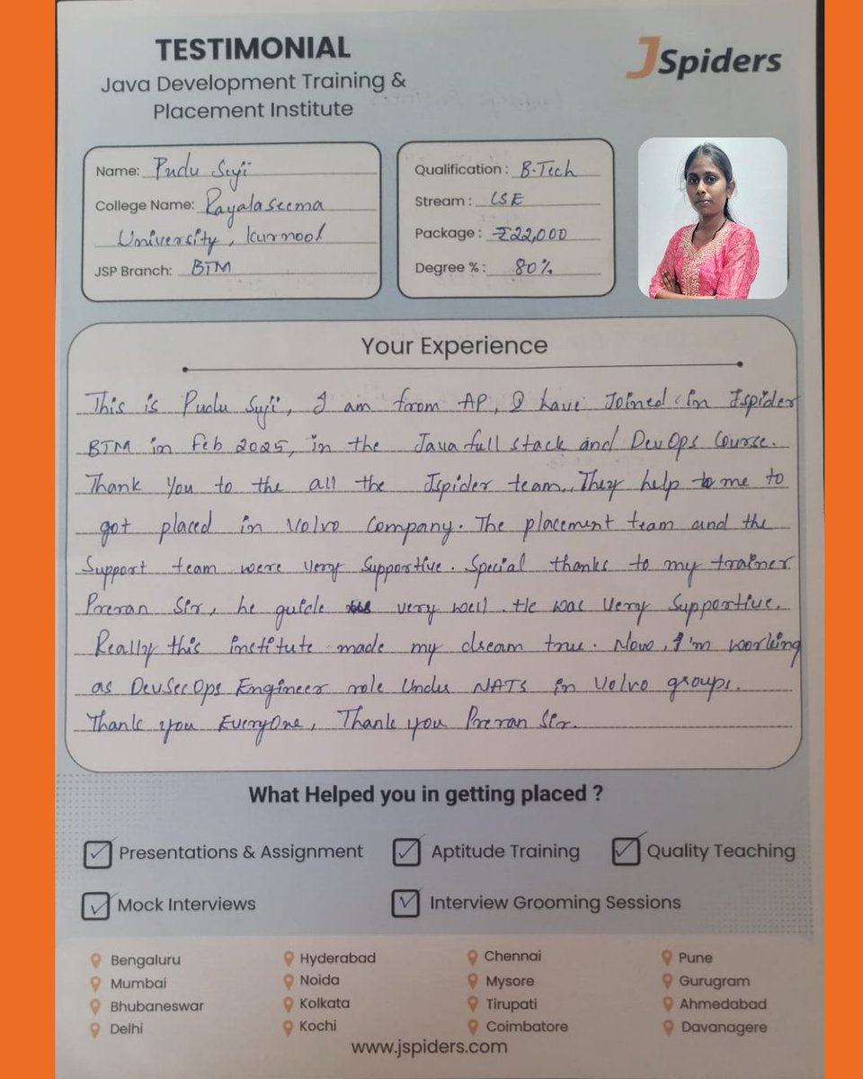 QSpiders, JSpiders & PySpiders BTM Layout tweet media