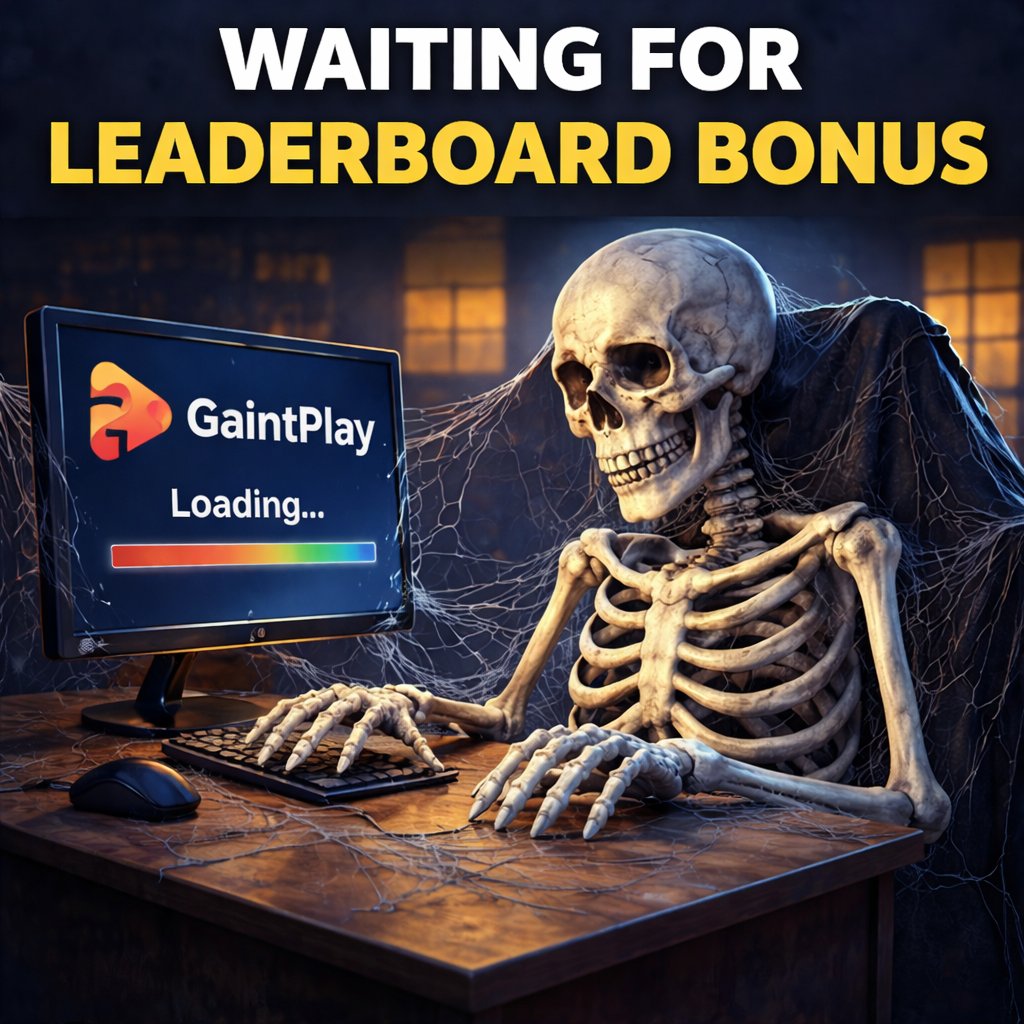 Gaintplaycom's tweet image. Leaderboard chase got me like... 💀
 
#GamerProblems #WaitingGame #Gaming