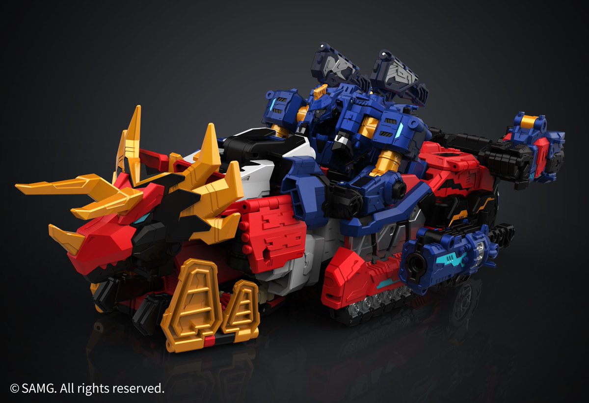 [미니특공대 레거시]
과거에 등장했던 머신이, 현재의 메카니즘으로 다시 등장!
레거시 에디션 제 2탄, 슈퍼공룡머신, 특공트라이가 레거시 에디션 개발 이미지 공개!

다이노나이트와 트리케라러시가 합체! 특공트라이가 완성!
트리케라러시를 라이딩 모드로 변형시켜 다이노나이트 탑승가능!

기존의