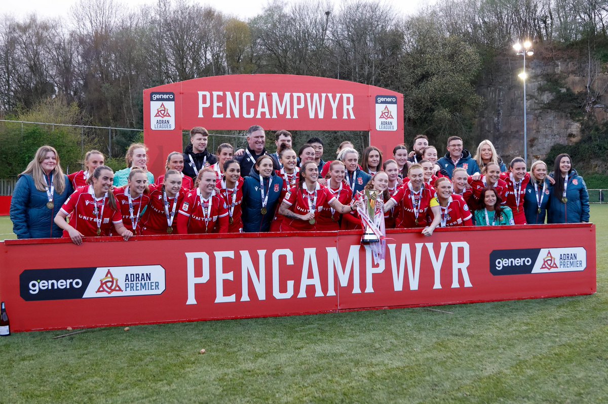 GemmaOwenWxm's tweet photo. Adran Premier and Adran Trophy Champions 2025/26

What a ride we’re on! 

@WrexhamAFCWomen https://t.co/dxHaTwbPeV