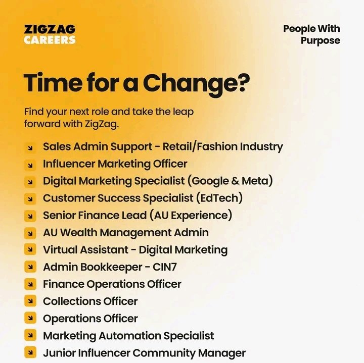 MrCharlesky's tweet photo. JUST IN!

ZIGZAG is hiring for multiple roles:
1. Virtual Assistant
2. Customer Success Specialist
3. Junior community manager (social Media Manager)
4. Sales Admin
5. Digital Marketer
...and so much more

All roles are 100% remote

Interested? Or know anyone interested? https://t.co/LqRITGeBPH