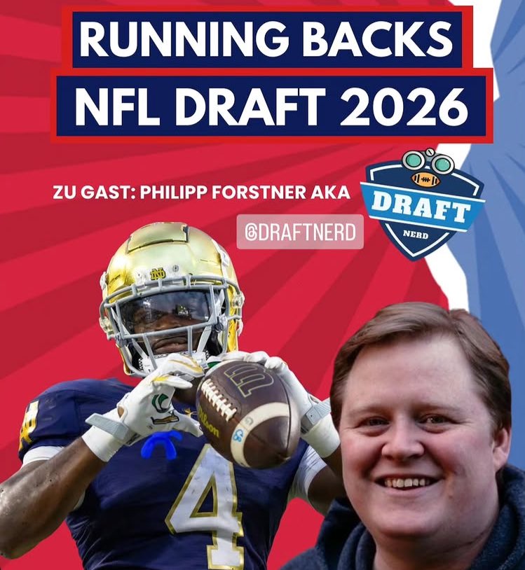 StonedLack's tweet photo. It’s that time again!
Endlich wieder Expertise im SLFFP

@Draft_Nerd redet mit uns über die 
RB-Klasse 2026!

Heute ab 21:30 live #twitch #youtube
https://t.co/yE2ZOVoIhq

#nfldraft #fantasyfootball #rtlnfl https://t.co/X8IwiEH79T