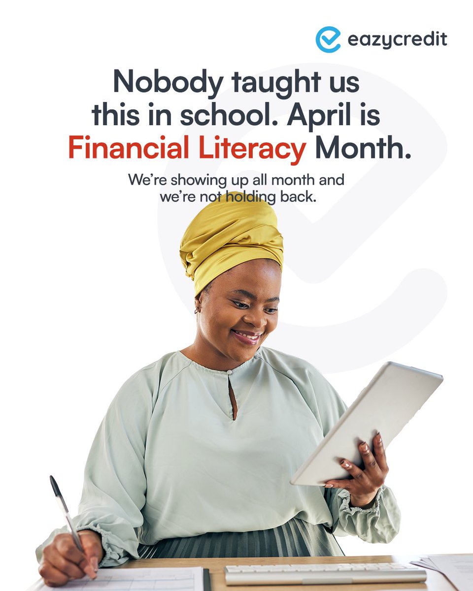 eazyCredit_'s tweet photo. April is Financial Literacy Month and we’re showing up all month. 

Most Nigerians were never taught how money actually works. No shame in that. 

But it ends here.
Follow us this April. We’re breaking it all down. 

#FinancialLiteracyMonth #EazyCredit #MoneyTalk #NaijaFinance https://t.co/sdx4mqagHX
